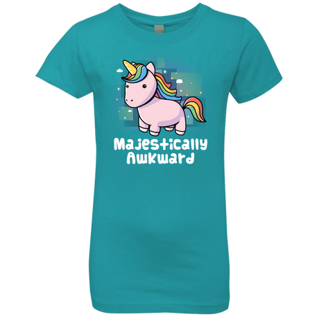 T-Shirts Tahiti Blue / YXS Majestically Awkward Girls Premium T-Shirt