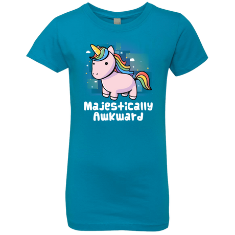 T-Shirts Turquoise / YXS Majestically Awkward Girls Premium T-Shirt