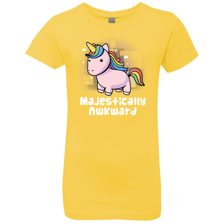 T-Shirts Vibrant Yellow / YXS Majestically Awkward Girls Premium T-Shirt