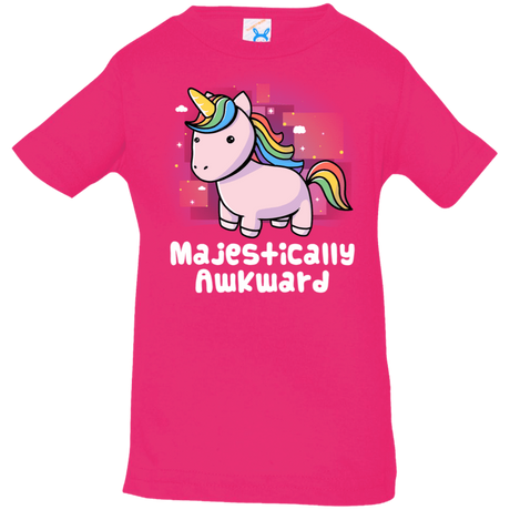 T-Shirts Hot Pink / 6 Months Majestically Awkward Infant Premium T-Shirt