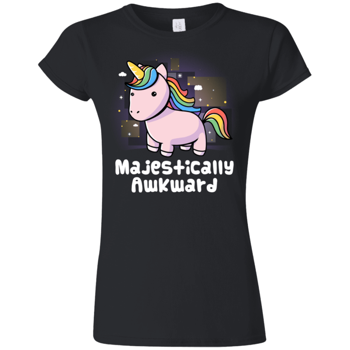 T-Shirts Black / S Majestically Awkward Junior Slimmer-Fit T-Shirt