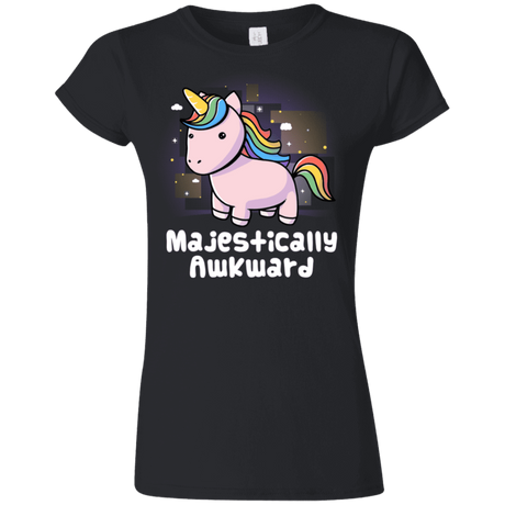 T-Shirts Black / S Majestically Awkward Junior Slimmer-Fit T-Shirt