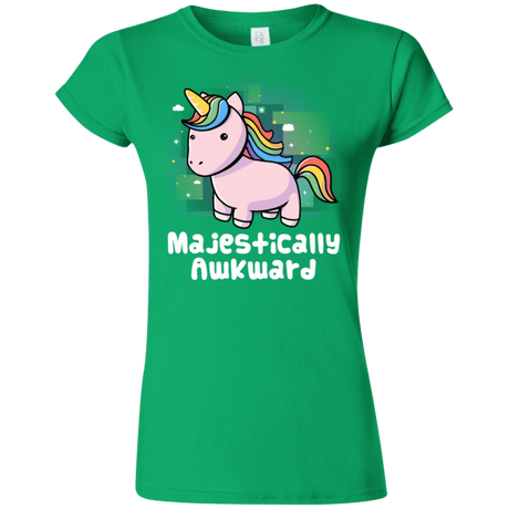 T-Shirts Irish Green / S Majestically Awkward Junior Slimmer-Fit T-Shirt