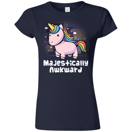 T-Shirts Navy / S Majestically Awkward Junior Slimmer-Fit T-Shirt