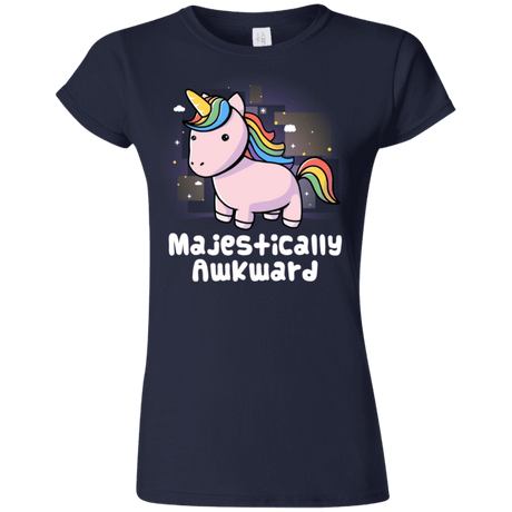 T-Shirts Navy / S Majestically Awkward Junior Slimmer-Fit T-Shirt