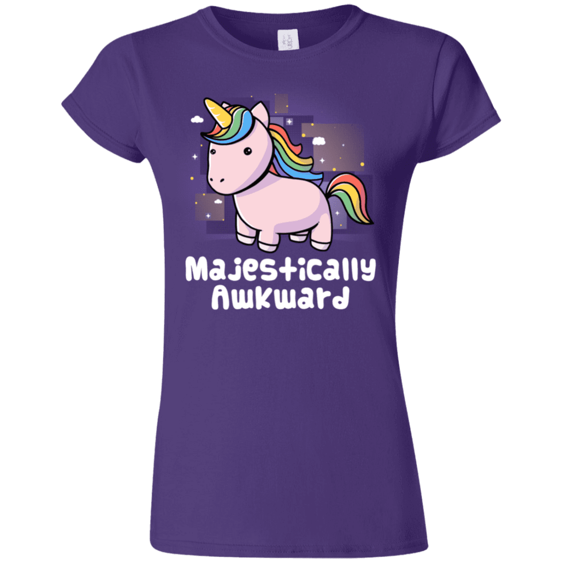 T-Shirts Purple / S Majestically Awkward Junior Slimmer-Fit T-Shirt