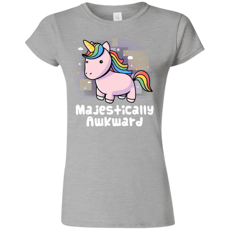 T-Shirts Sport Grey / S Majestically Awkward Junior Slimmer-Fit T-Shirt