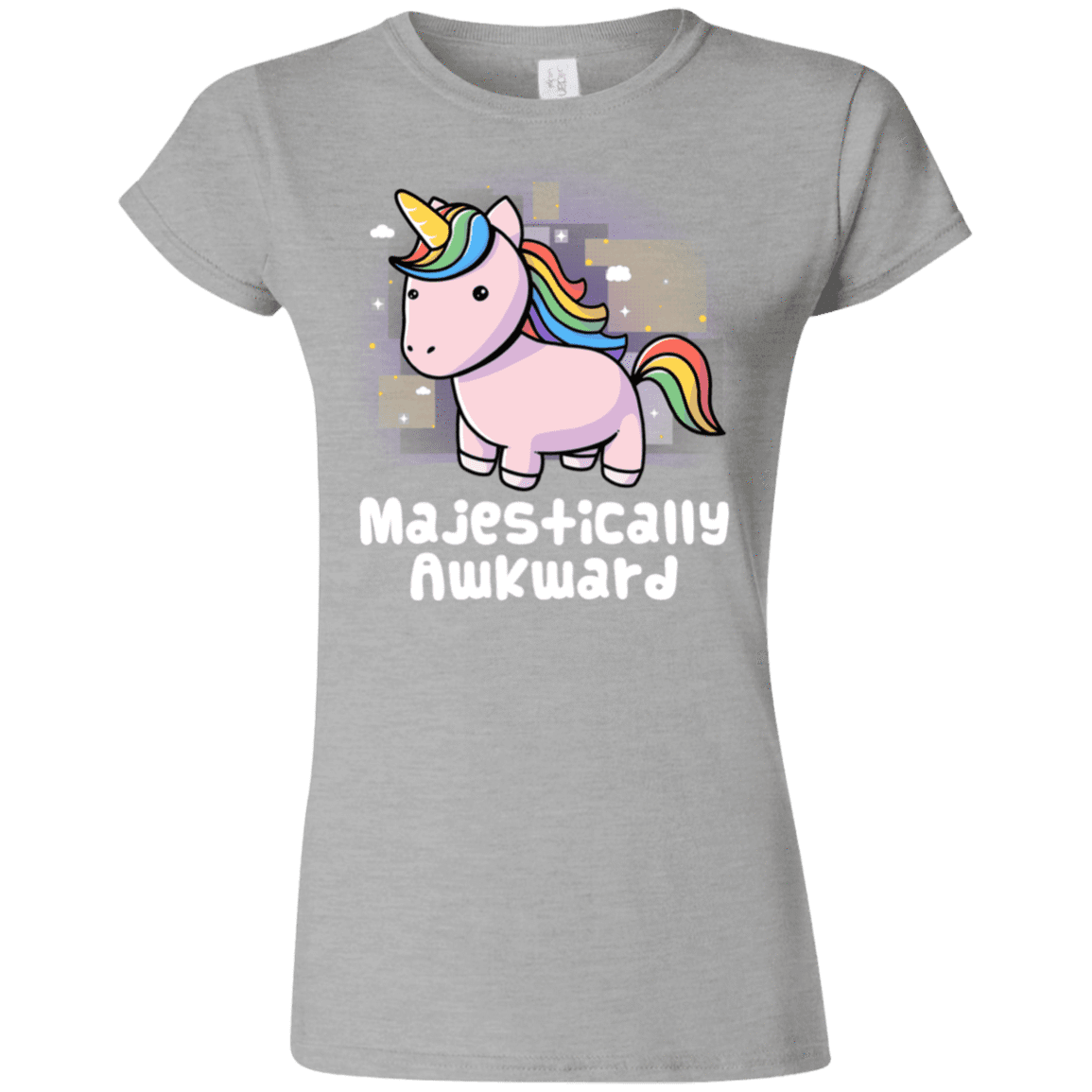 T-Shirts Sport Grey / S Majestically Awkward Junior Slimmer-Fit T-Shirt