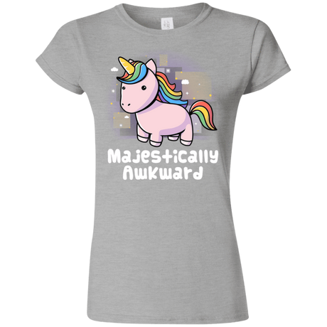 T-Shirts Sport Grey / S Majestically Awkward Junior Slimmer-Fit T-Shirt