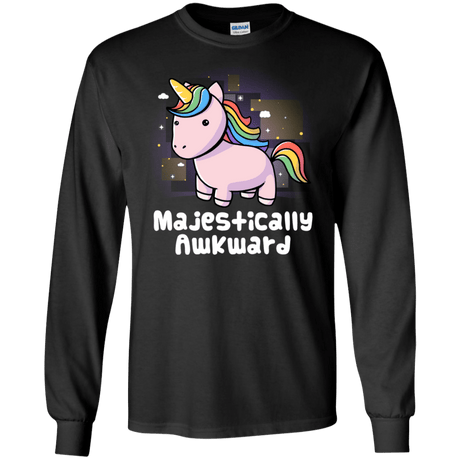 T-Shirts Black / S Majestically Awkward Men's Long Sleeve T-Shirt