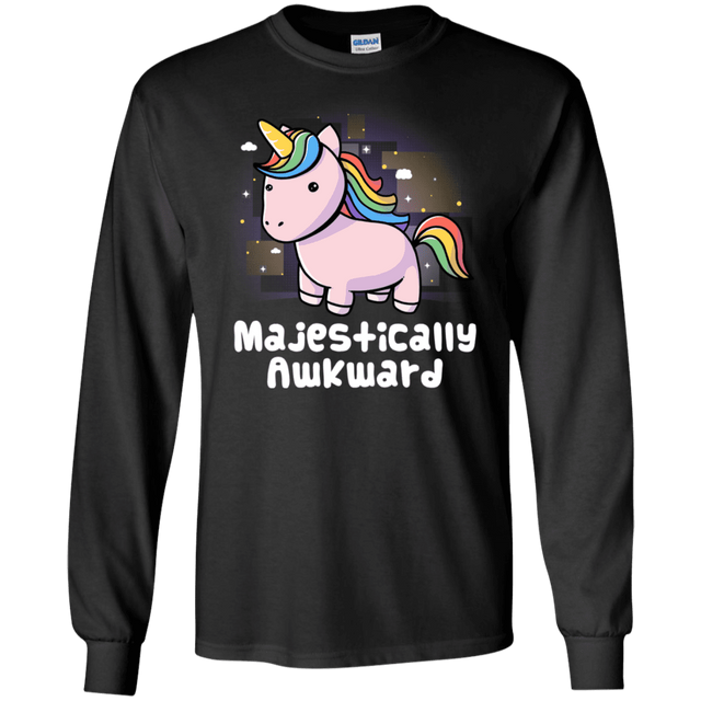 T-Shirts Black / S Majestically Awkward Men's Long Sleeve T-Shirt