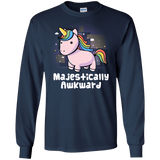 T-Shirts Navy / S Majestically Awkward Men's Long Sleeve T-Shirt