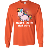 T-Shirts Orange / S Majestically Awkward Men's Long Sleeve T-Shirt