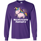 T-Shirts Purple / S Majestically Awkward Men's Long Sleeve T-Shirt