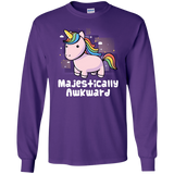 T-Shirts Purple / S Majestically Awkward Men's Long Sleeve T-Shirt