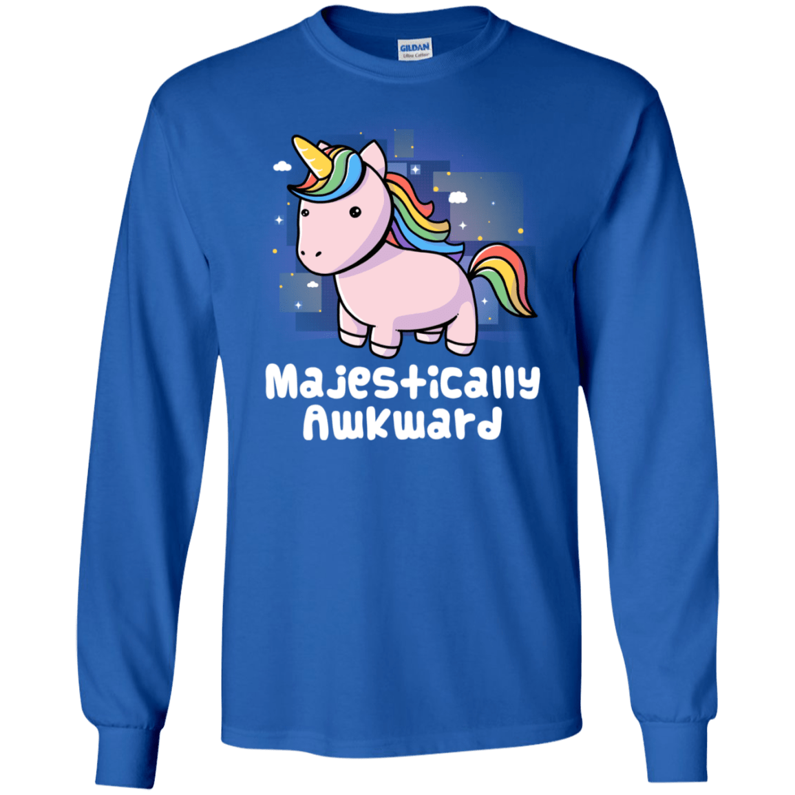 T-Shirts Royal / S Majestically Awkward Men's Long Sleeve T-Shirt