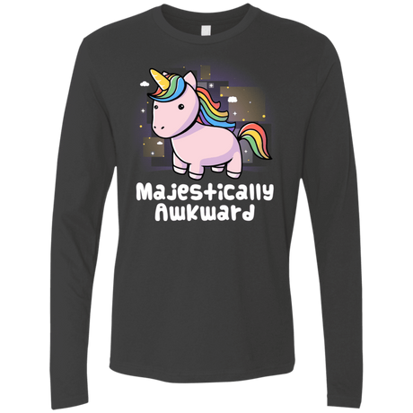 T-Shirts Heavy Metal / S Majestically Awkward Men's Premium Long Sleeve