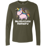 T-Shirts Military Green / S Majestically Awkward Men's Premium Long Sleeve