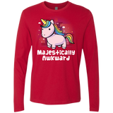 T-Shirts Red / S Majestically Awkward Men's Premium Long Sleeve