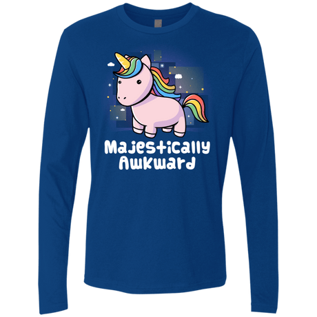 T-Shirts Royal / S Majestically Awkward Men's Premium Long Sleeve