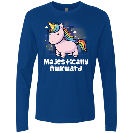 T-Shirts Royal / S Majestically Awkward Men's Premium Long Sleeve