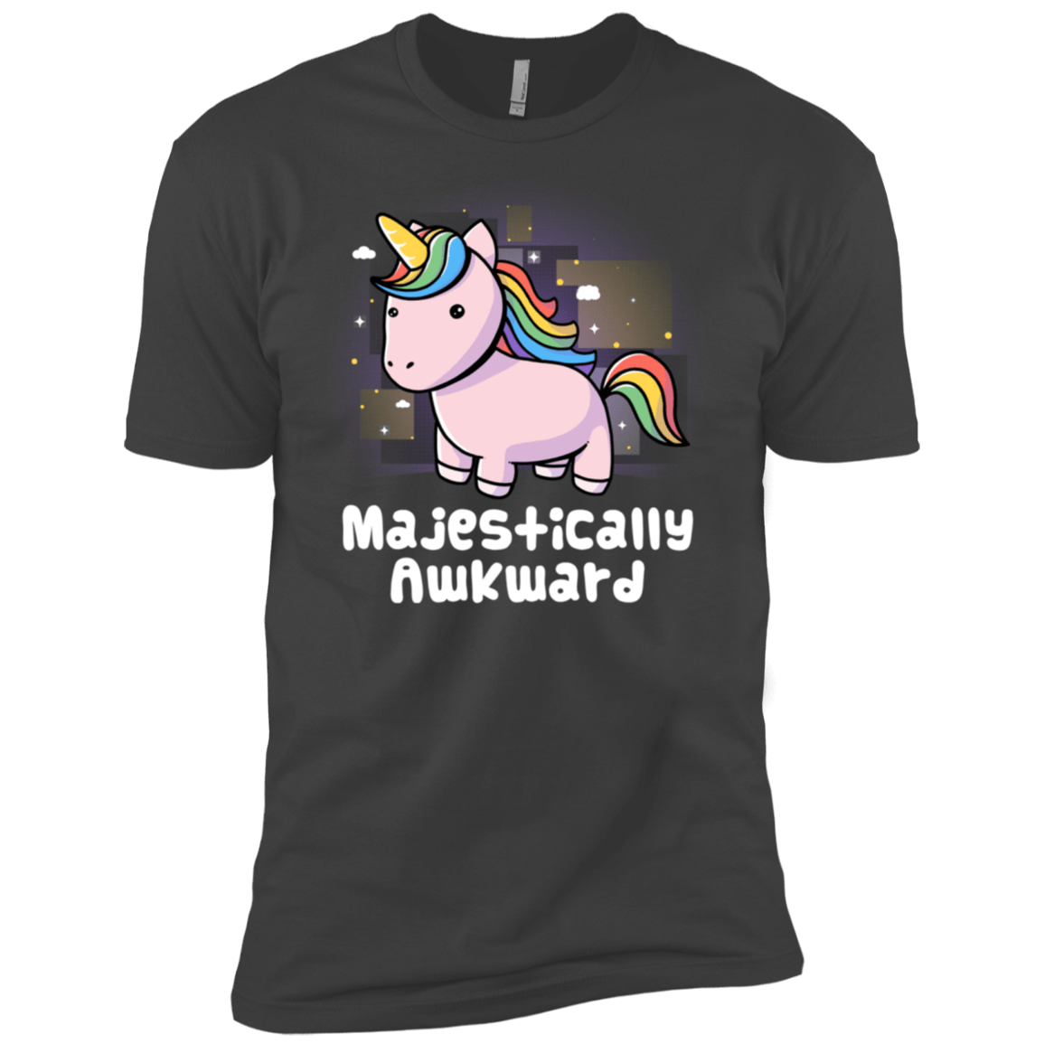 T-Shirts Heavy Metal / X-Small Majestically Awkward Men's Premium T-Shirt