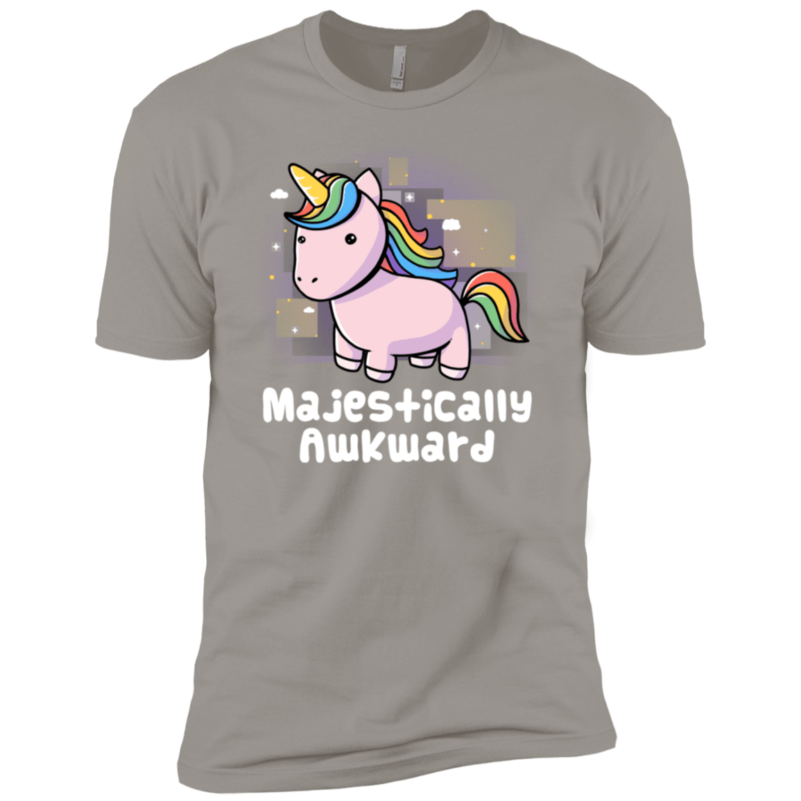 T-Shirts Light Grey / X-Small Majestically Awkward Men's Premium T-Shirt