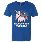 T-Shirts Royal / X-Small Majestically Awkward Men's Premium V-Neck