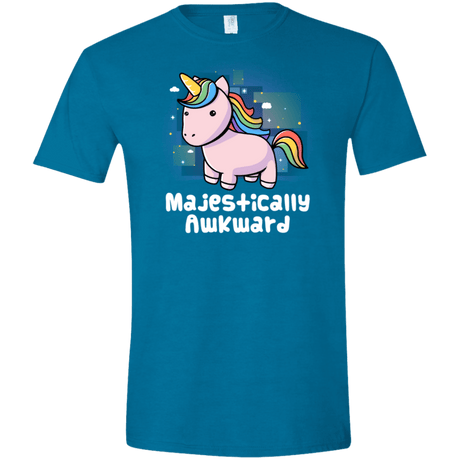 T-Shirts Antique Sapphire / S Majestically Awkward Men's Semi-Fitted Softstyle