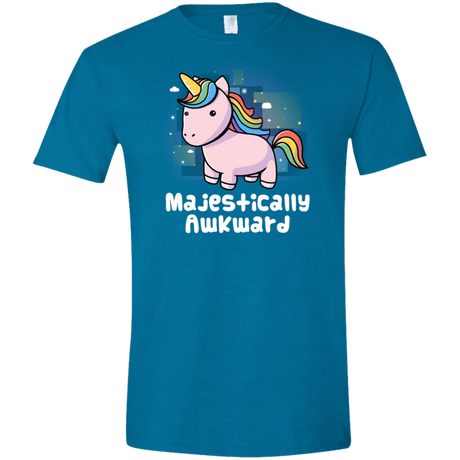 T-Shirts Antique Sapphire / S Majestically Awkward Men's Semi-Fitted Softstyle