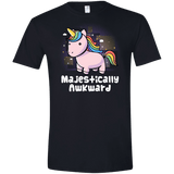 T-Shirts Black / X-Small Majestically Awkward Men's Semi-Fitted Softstyle
