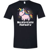 T-Shirts Black / X-Small Majestically Awkward Men's Semi-Fitted Softstyle