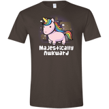 T-Shirts Dark Chocolate / S Majestically Awkward Men's Semi-Fitted Softstyle