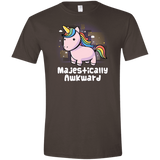 T-Shirts Dark Chocolate / S Majestically Awkward Men's Semi-Fitted Softstyle