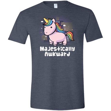 T-Shirts Heather Navy / S Majestically Awkward Men's Semi-Fitted Softstyle