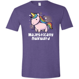 T-Shirts Heather Purple / S Majestically Awkward Men's Semi-Fitted Softstyle