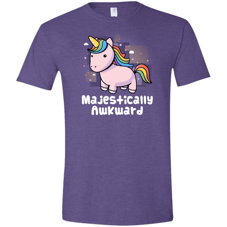 T-Shirts Heather Purple / S Majestically Awkward Men's Semi-Fitted Softstyle