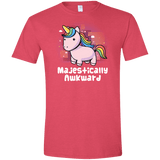 T-Shirts Heather Red / S Majestically Awkward Men's Semi-Fitted Softstyle