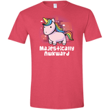 T-Shirts Heather Red / S Majestically Awkward Men's Semi-Fitted Softstyle