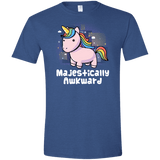 T-Shirts Heather Royal / X-Small Majestically Awkward Men's Semi-Fitted Softstyle