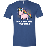 T-Shirts Heather Royal / X-Small Majestically Awkward Men's Semi-Fitted Softstyle