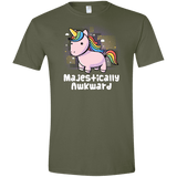 T-Shirts Military Green / S Majestically Awkward Men's Semi-Fitted Softstyle