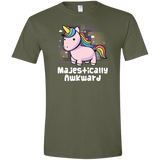 T-Shirts Military Green / S Majestically Awkward Men's Semi-Fitted Softstyle