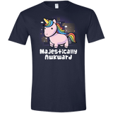 T-Shirts Navy / X-Small Majestically Awkward Men's Semi-Fitted Softstyle