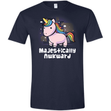 T-Shirts Navy / X-Small Majestically Awkward Men's Semi-Fitted Softstyle