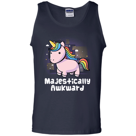 T-Shirts Navy / S Majestically Awkward Men's Tank Top