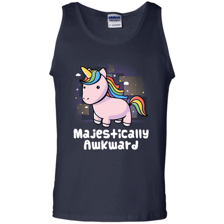 T-Shirts Navy / S Majestically Awkward Men's Tank Top