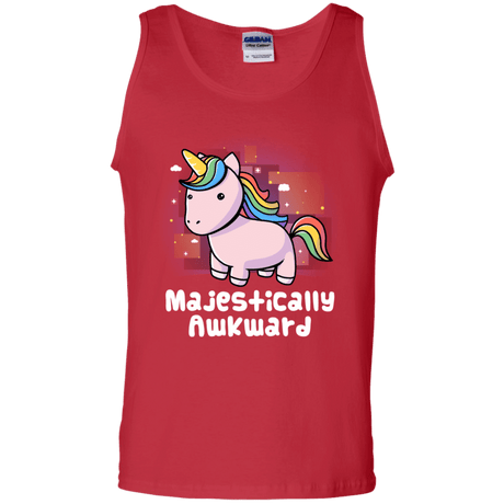 T-Shirts Red / S Majestically Awkward Men's Tank Top