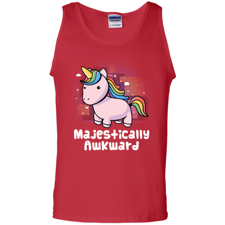 T-Shirts Red / S Majestically Awkward Men's Tank Top