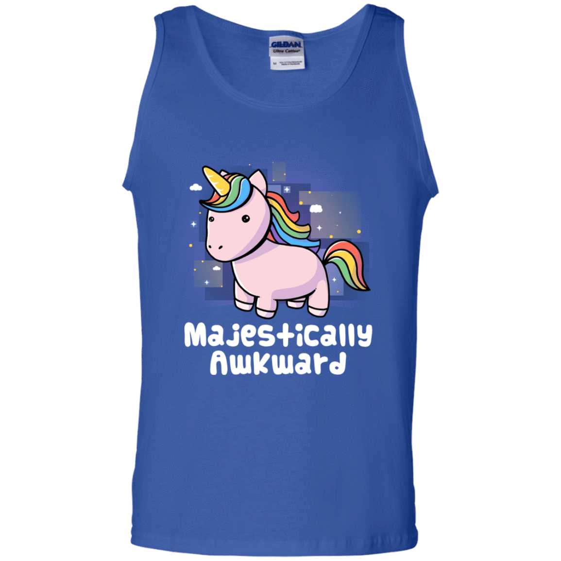 T-Shirts Royal / S Majestically Awkward Men's Tank Top